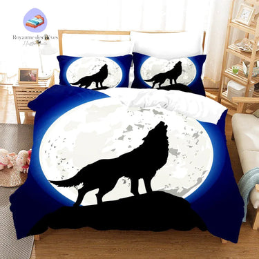 Housse de Couette Loup Hurlement